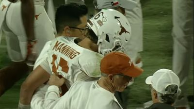 Arch Manning Exits Texas’s OT Win vs. Mississippi State Early With Apparent Injury