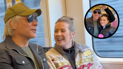 Jon Bon Jovi hangs with fans on the tube as he prepares for long-awaited return to touring