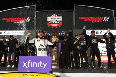 Taylor Gray clocks first NASCAR Xfinity win in Martinsville playoff showdown