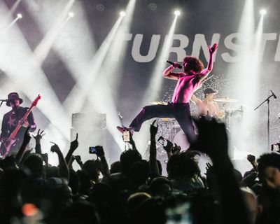 ‘Pepper-spraying a 15 year old is cowardly’: Turnstile on hostile cops, playing through pain and taking hardcore punk global