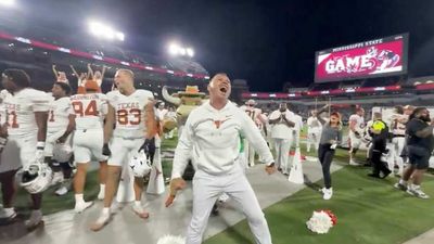 Steve Sarkisian Couldn't Have Been More Excited After Texas' Comeback OT WIn