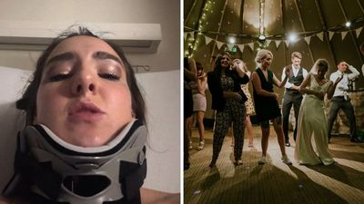 ‘My knees were sore’: Woman goes to her best friend’s wedding. Then the bride’s request sends her to the hospital