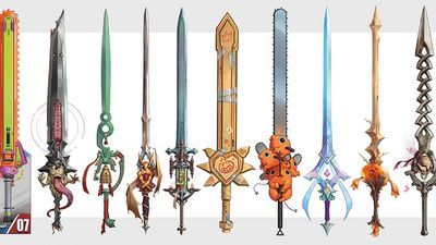 Check out this striking sword art