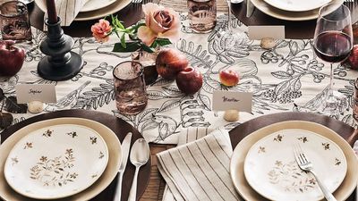 Crate & Barrel's 2025 Tablescaping Trends are Like a Pinterest Board for my Thanksgiving Dinner – Think Regency Touches, Jewel Hues, and Tonal Layering