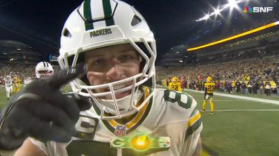 Tucker Kraft Had Three-Word Message for Cameras After Second TD vs. Steelers
