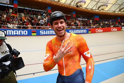 Track World Championships: Harrie Lavreysen wins fourth gold medal in Chile and sets new career high of 20 titles