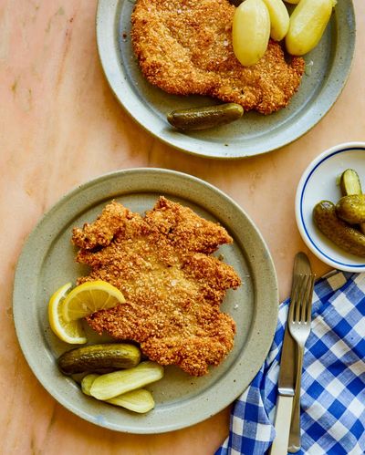 From harissa baked hake to chicken schnitzel: Ravinder Bhogal’s recipes for cooking with nuts