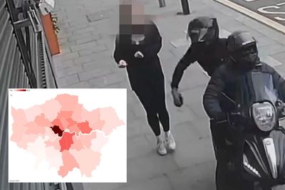 London’s worst robbery hotspots revealed in interactive map with 10 muggings a day in West End