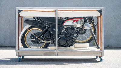 You Won't Believe How Much Someone Paid For This Still-Crated Vintage Yamaha Motorcycle