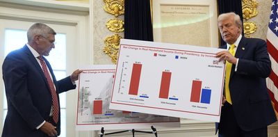 Trump’s ‘golden age’ economic message undercut by his desire for much lower interest rates – which typically signal a weak jobs market