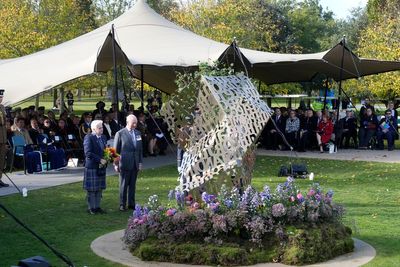 King Charles unveils first LGBT armed forces memorial