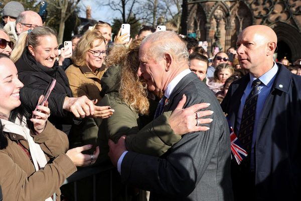 King heckled over Prince Andrew’s relationship with Epstein as he greets crowds
