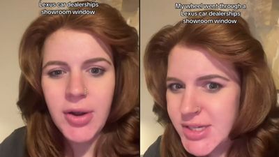 Lexus salesman approaches woman after her Hyundai’s tire flies off on the highway. He’s got answers, but they come at a steep price