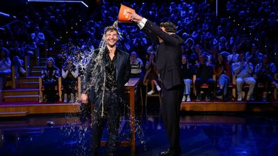 Glen Powell’s frat boy antics are endearing