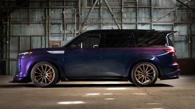 Infiniti Shoved a 1,000-HP GT-R Engine Into a QX80 SUV