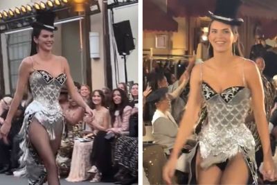 Hailey Bieber shows support for Kendall Jenner at Vogue World fashion show