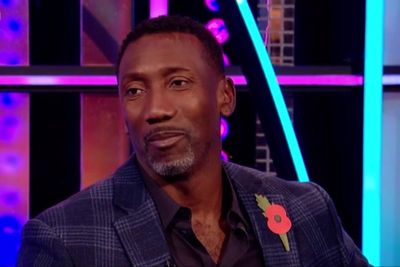 Jimmy Floyd Hasselbaink fights back tears in first interview after Strictly exit
