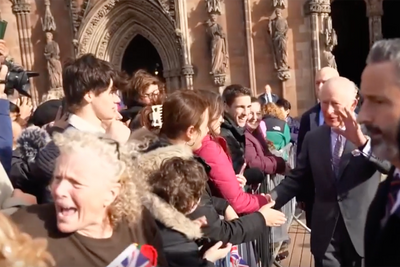 King Charles heckled over Prince Andrew-Epstein scandal during cathedral visit
