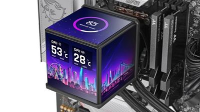Thermaltake's new Borg-like AIO cooler might look ridiculous with four LCD screens, but its other cool features are far more noteworthy