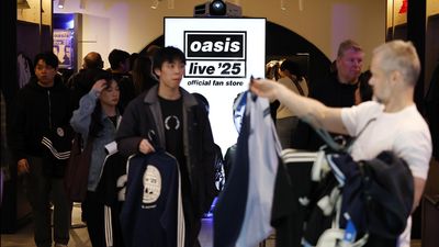 Mega fans line up for merch as Oasis countdown begins