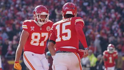 Patrick Mahomes Had Sweet Gesture for Travis Kelce After Record-Tying Touchdown
