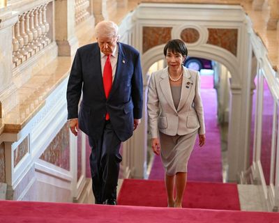 Japanese PM promises golden age in relations with US during Trump visit