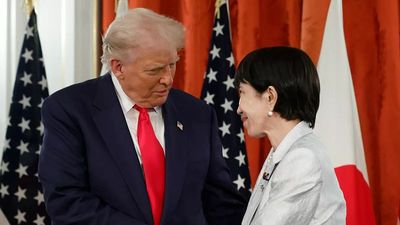 Trump in first meeting with Japan’s new PM says US is ‘ally at the strongest level’