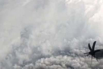 Storm chasers fly inside Hurricane Melissa’s eye in incredible footage
