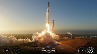 SpaceX launches 28 Starlink satellites from California, lands rocket at sea