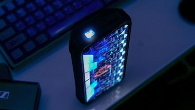 I haven’t come across a more excessive phone than this — it packs a 20,000 mAh battery, projector, and night vision