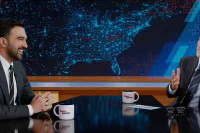 Jon Stewart tells New York mayoral front runner Mamdani his critics ‘have gone 9/11 on him’