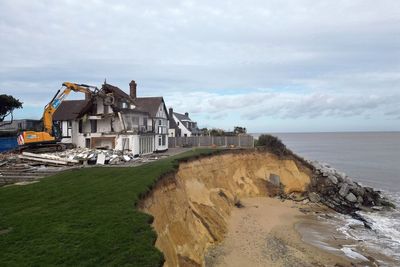 Pensioner’s clifftop home demolished after ‘critical safety levels’ reached