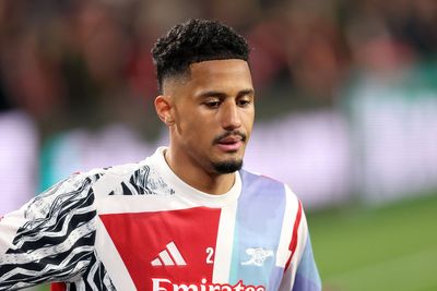 William Saliba and Gabriel Martinelli to miss Arsenal’s Carabao Cup tie