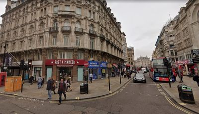 Man injured by falling masonry in Leicester Square