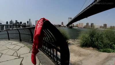 ‘Without him I wouldn’t be here’: Survivor reveals how stranger with red bandana saved her life on 9/11, but the hero never made it out