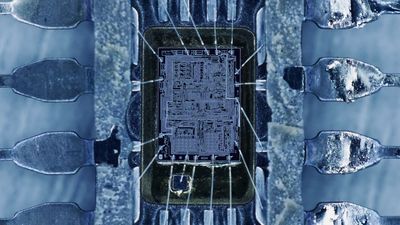 Intel's revolutionary 54-year-old 4004 chip was the world's first programmable microchip — 2,300-transistor 10,000nm processor exposed