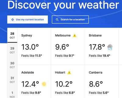 Bureau of Meteorology apologises for new website and promises changes after ‘flawed’ update