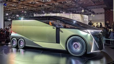 The Lexus LS Concept Reinvents the Flagship as Six-Wheel Minivan