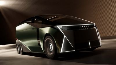 The Lexus LS Concept Reinvents the Flagship as Six-Wheel Minivan