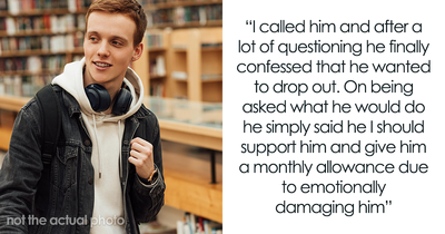 Family Drama Escalates As “Golden Child” Refuses To Fund Lazy Bro For “Emotionally Damaging” Him