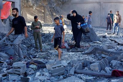 Trump insists Gaza ceasefire will hold after Israeli airstrikes kill ‘more than 100 people’ overnight