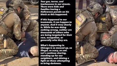 ‘Are we great now’: ICE agents break 67-year-old Chicago runner’s ribs for trying to turn into his own driveway