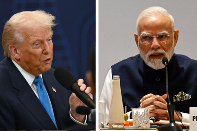 Trump raises eyebrows with awkward Narendra Modi impersonation during APEC speech