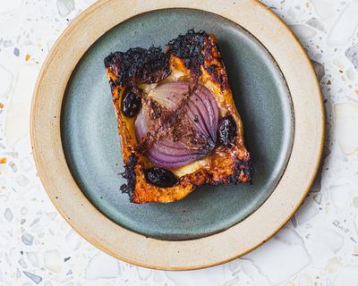 How to turn pastry scraps into a quick and tasty caramelised onion tart – recipe
