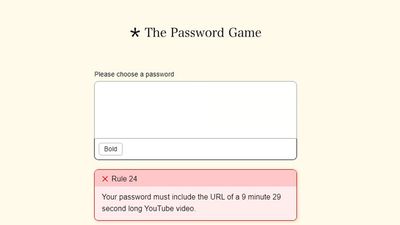How to beat Rule 24 of The Password Game – Narrowing down YouTube results