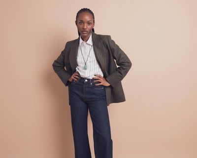 Jess Cartner-Morley: this season, your jeans should be stiff, smart and straight