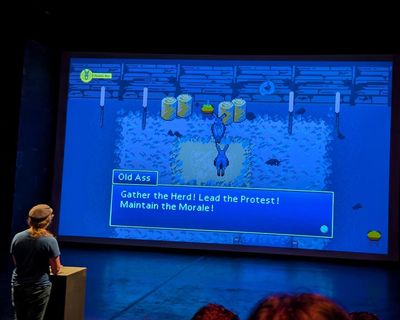 No half-assed performance: how playing with a live crowd turns video games into performance art