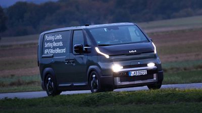 Kia's Funky PV5 Electric Van Blew Past Its Official Range—With A Full Load