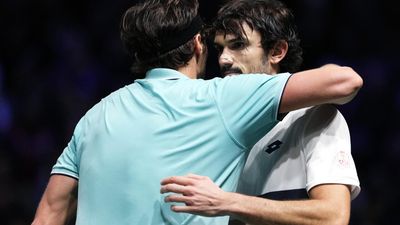 Vacherot wins family affair with cousin Rinderknech to advance at Paris Masters