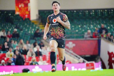 Louis Rees-Zammit looks forward to Wales return but says training feels ‘weird’